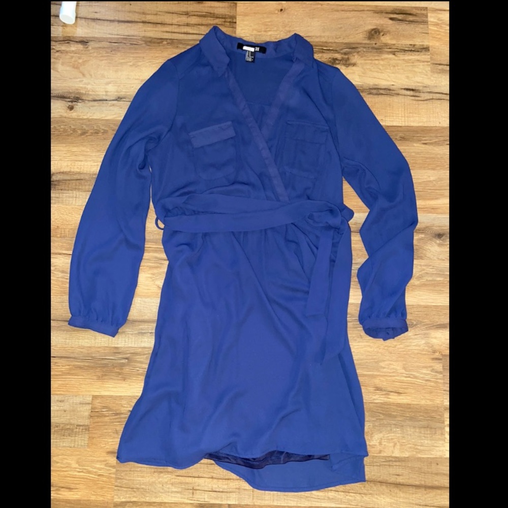 Navy Blue Forever21 Dress